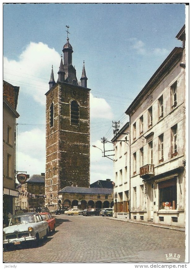 Thuin -- Le Beffroi - Tour Du Chapitre.     ( 2 Scans ) - Thuin