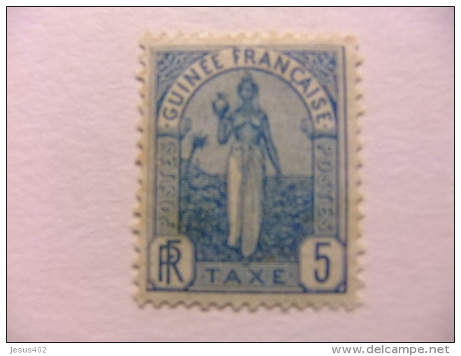 GUINEA FRANCESA GUINEE FRANÇAISE 1905 Yvert N&ordm; Tax 1 * MH - Nuevos