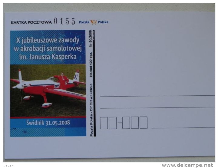 Competition In Aerobatics Poland /  Carte Postale - 1946-....: Era Moderna