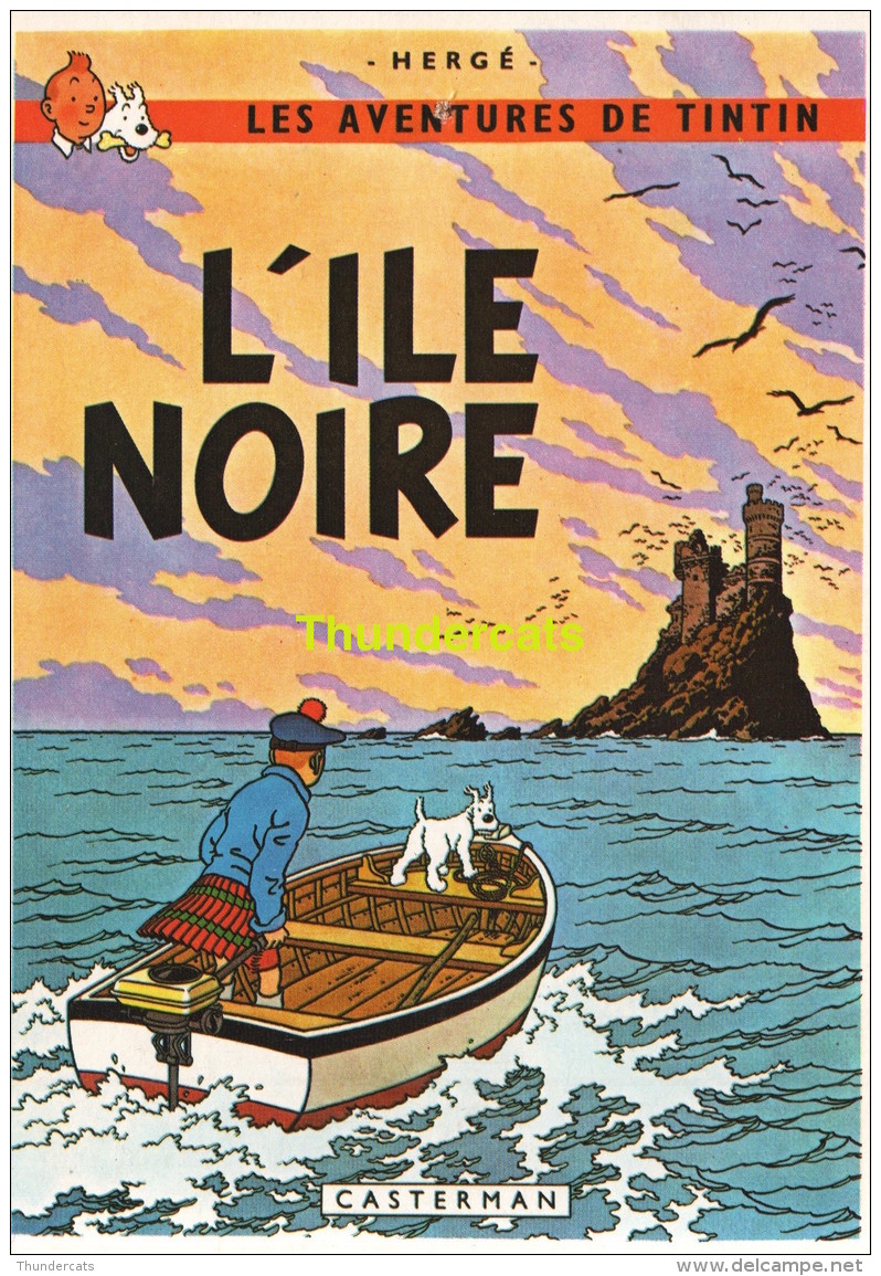 CPM TINTIN HERGE  1981  EDITIONS ARNO - Bandes Dessinées