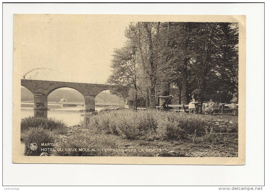 Martué Hotel Du Vieux Moulin Terrasse Vers La Semois - Florenville