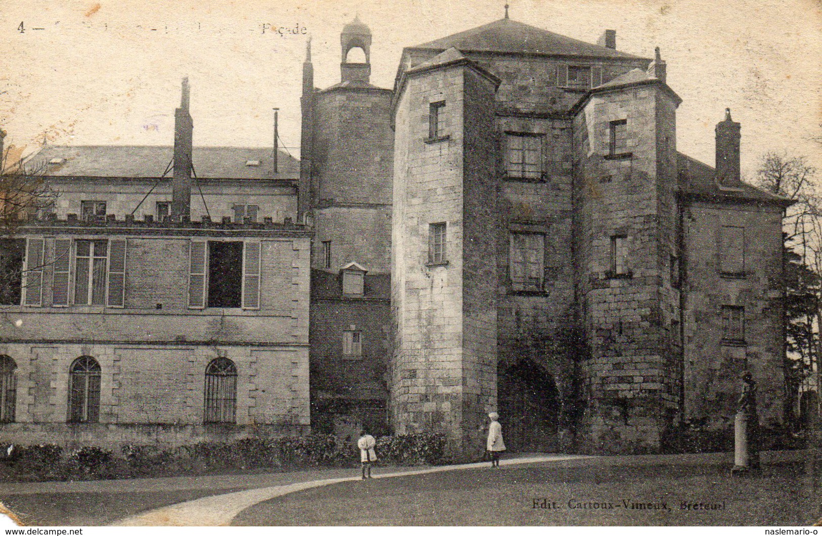 CPA CHATEAU (légende Effacée) 1917 Editeur De Breteuil - Breteuil