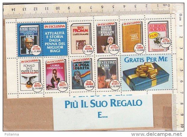 PO5254D# CARNET FRANCOBOLLI CLUB DEGLI EDITORI LIBRI PROMO - Altri & Non Classificati