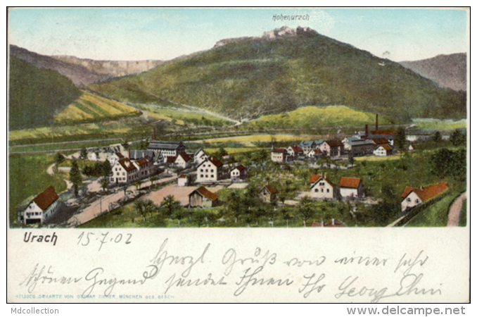 DE BAD URACH / Hohenurach / CARTE COULEUR - Bad Urach