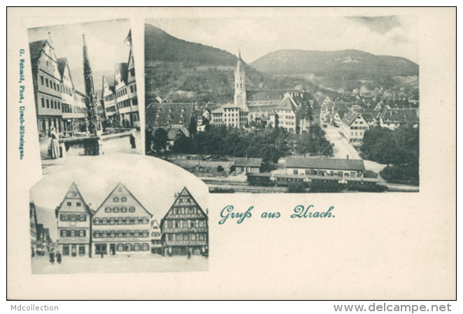 DE BAD URACH / Gruss Aus Urach, Vue Intérieure De La Ville / - Bad Urach