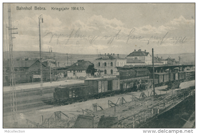 DE BEBRA / Bahnhof Bebra, Kriegsjahr 1914/1915 / - Bebra