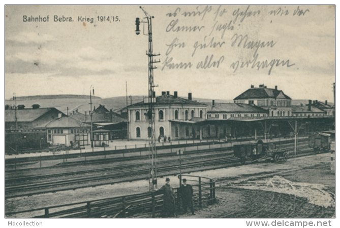 DE BEBRA / Bahnhof Bebra, Kriegsjahr 1914/1915 / - Bebra