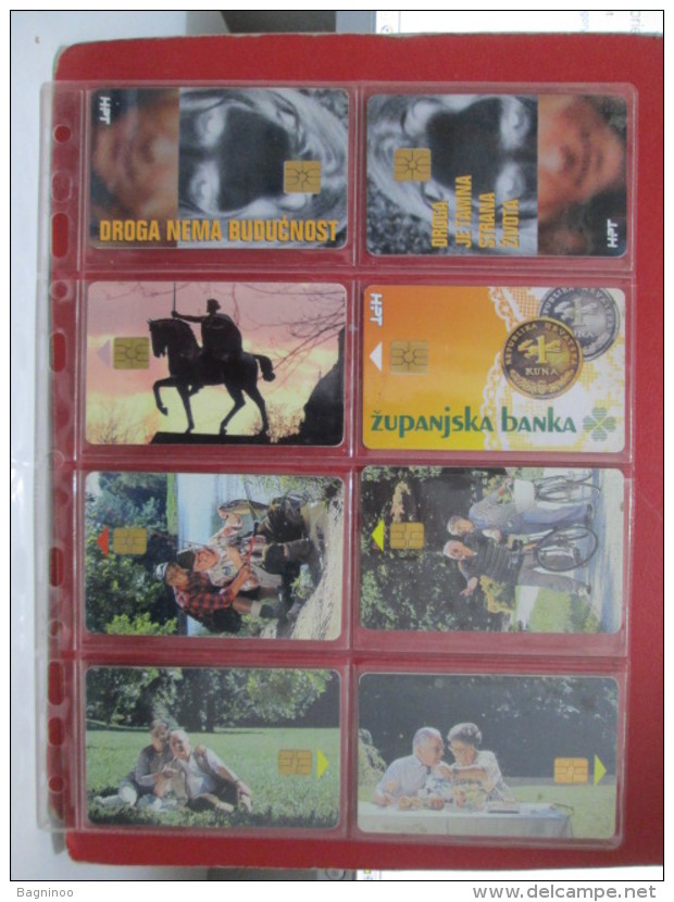 CROATIA phonecards 240 pcs in 32 etui x 8 pcs