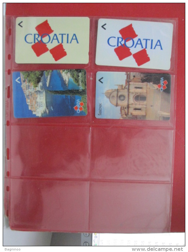 CROATIA phonecards 240 pcs in 32 etui x 8 pcs