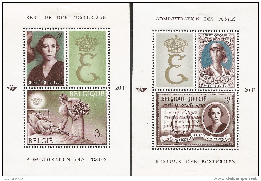 E)1966 BELGIUM, QUEEN ELISABETH, SP360, SOUVENIR SHEET, MNH - Unused Stamps