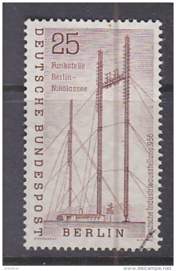 BERLIN 157, Gestempelt, Deutsche Industrie-Ausstellung Berlin 1956 - Gebraucht