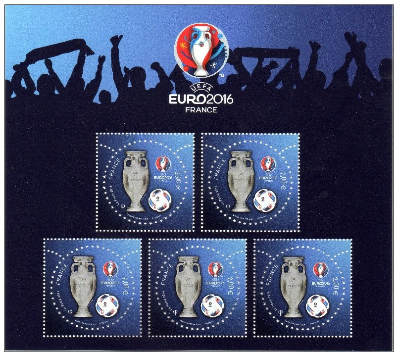 BF 3D UEFA EURO 2016 (Hors Abonnement - 35000 Exemplaires) - Mint/Hinged