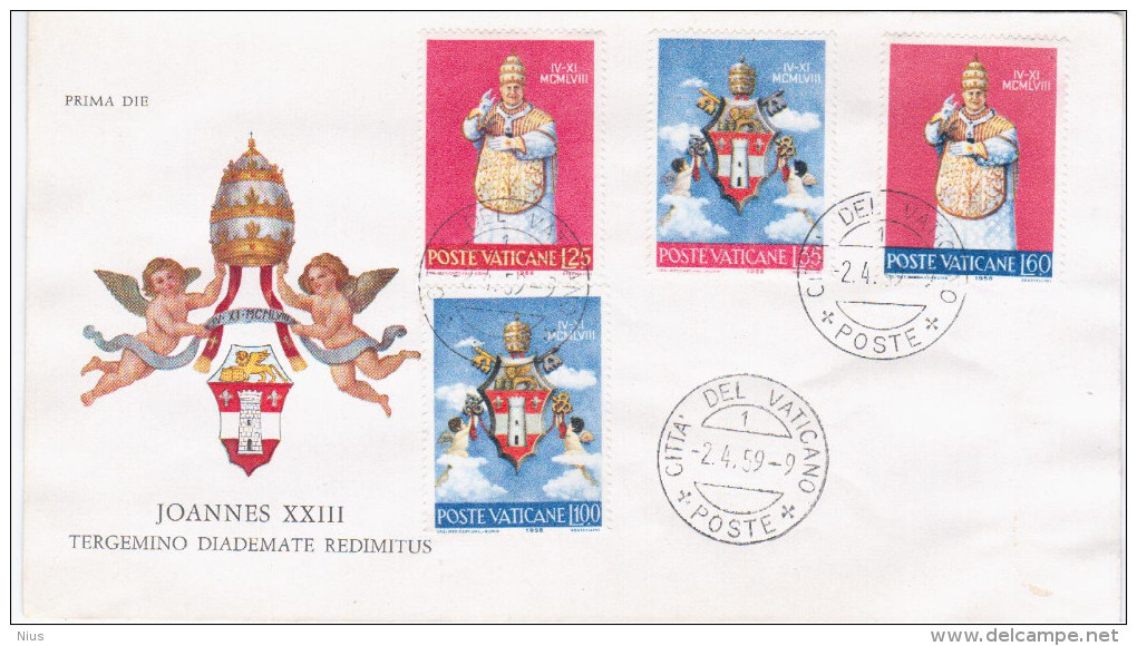 Vatican Vaticane Vaticano 1959 FDC - Carnets