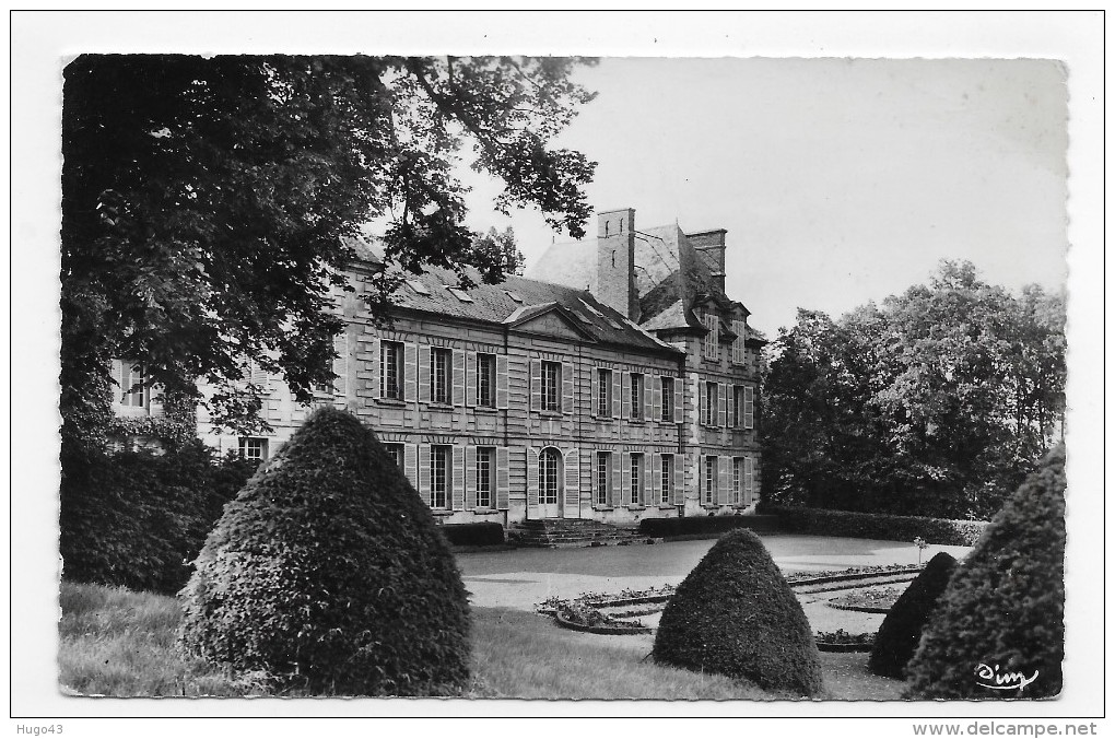 (RECTO / VERSO) AVERNES EN 1959 - N° 1 - CHATEAU DE GADANCOURT - BEAU CACHET - FORMAT CPA - Avernes