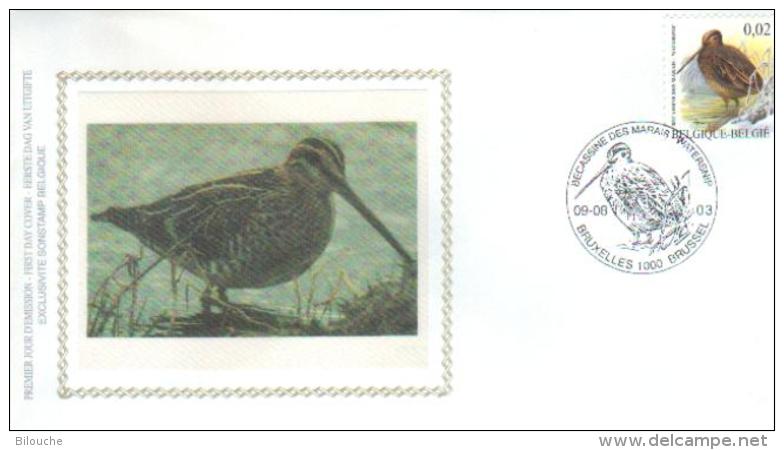 BUZIN / FDC SOIE / COB 3199 - 1985-.. Birds (Buzin)