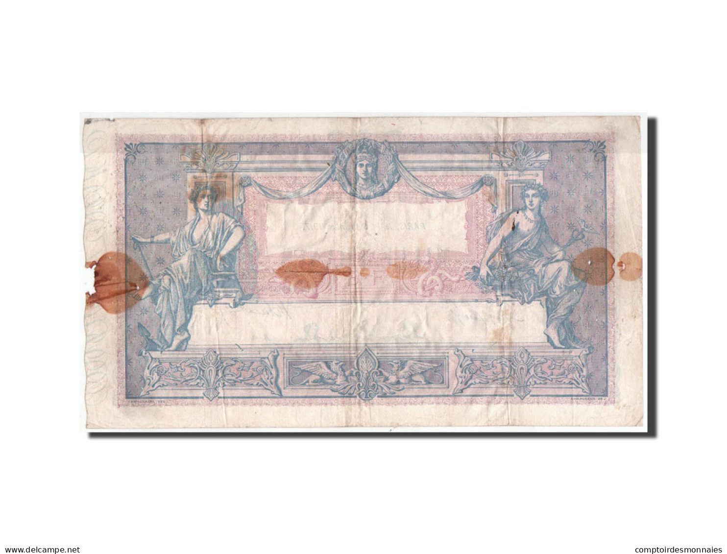 Billet, France, 1000 Francs, 1917, 01.09.1917, TB, Fayette:36.31, KM:67g - 1 000 F 1889-1926 ''Bleu Et Rose''