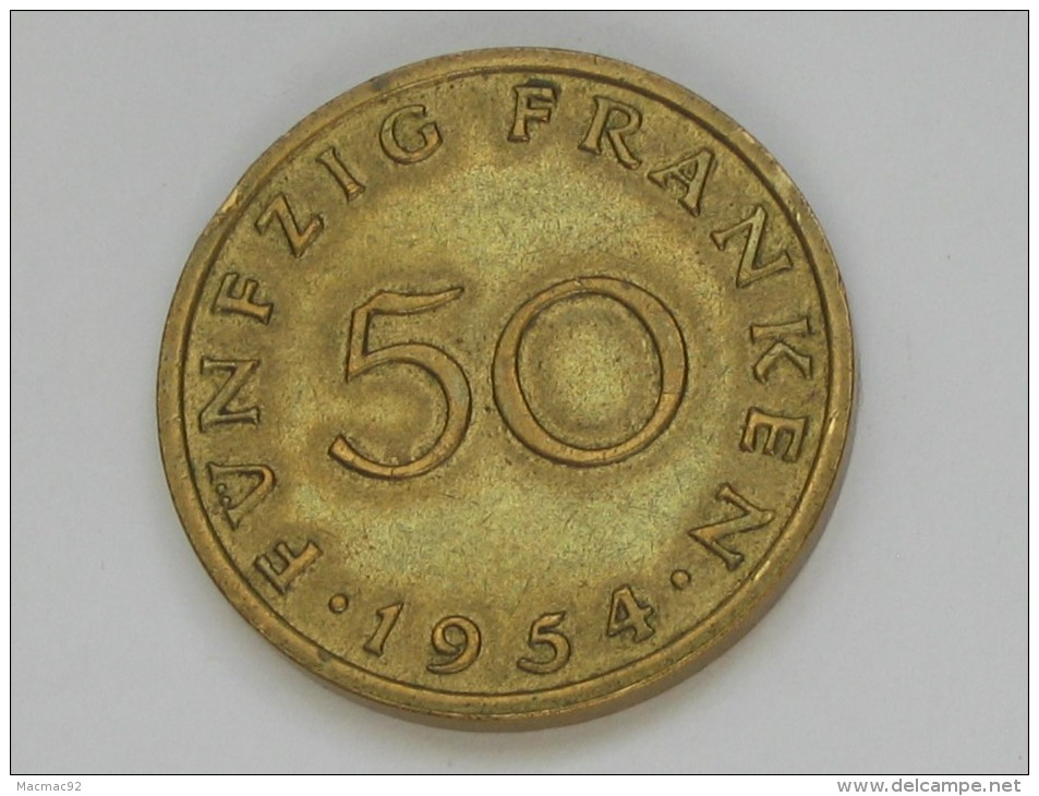 50 Franken 1954 - SARRE - Saarland - *** EN ACHAT IMMEDIAT **** - Otros & Sin Clasificación