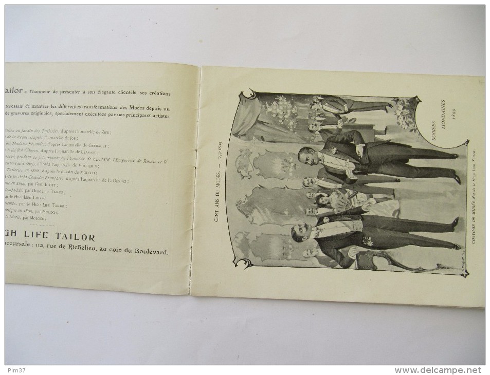 Catalogue High Life Tailor  1899 - 10 Illustrations Pleine Page De Job, Moloch, Léandre, Thiriet.. - 16 Pages - Mode