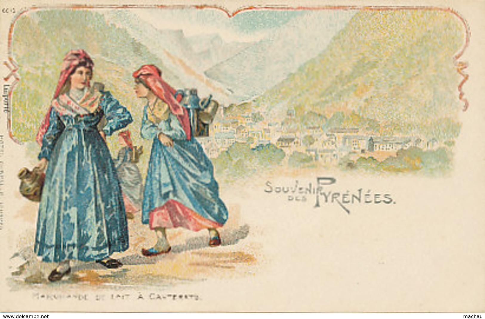 Souvenir Des Pyrénées - Marchande De Lait à Cauterets - Cauterets