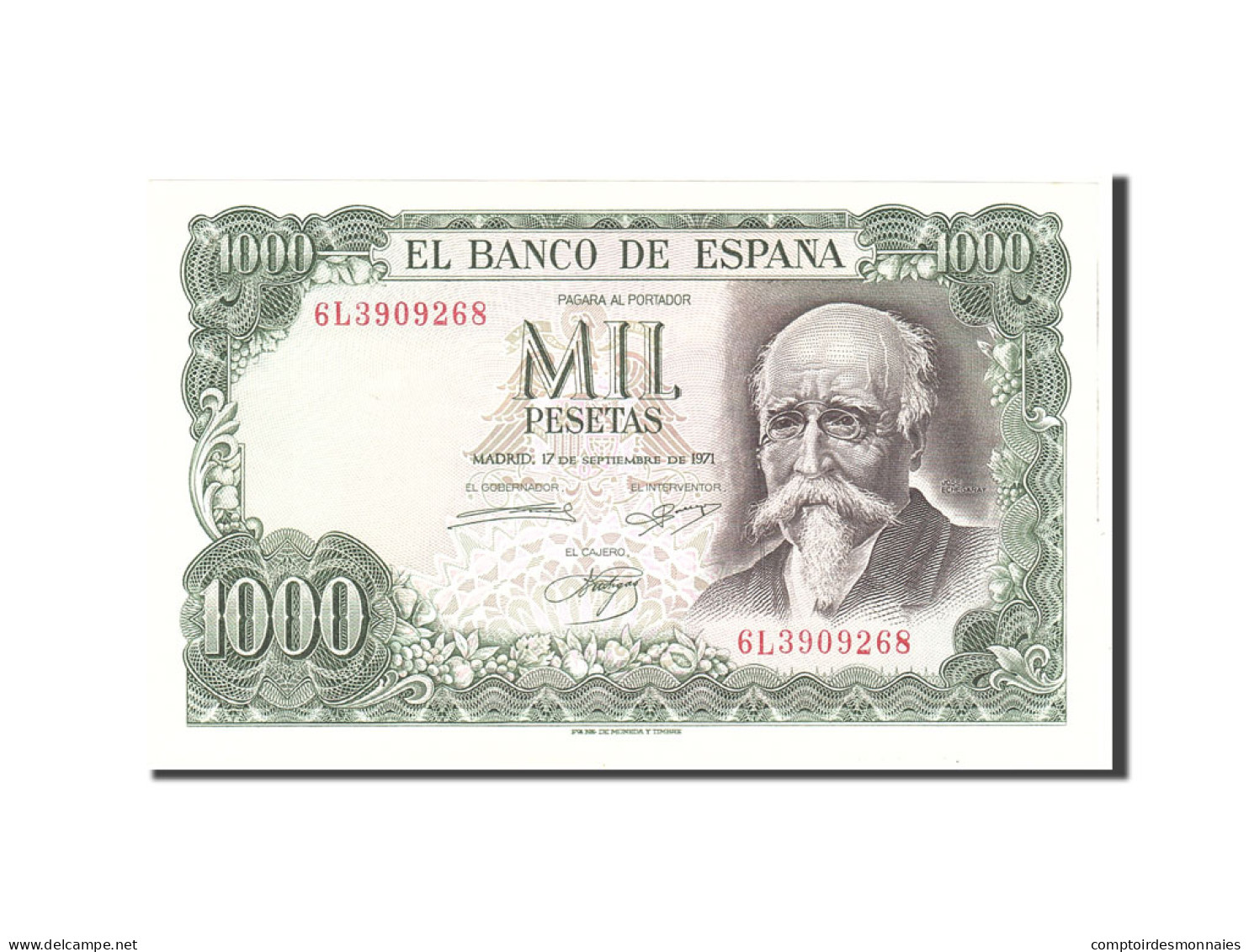 Billet, Espagne, 1000 Pesetas, 1971, 1971-09-17, KM:154, SUP - 1000 Pesetas