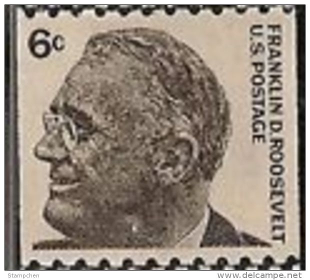 1967 USA Franklin D. Roosevelt Coil Stamp Sc#1298 Famous President Post - Coils & Coil Singles