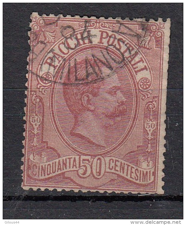 Italie    Colis Postaux  YT N°3 50c Rose Carmin - Postpaketten