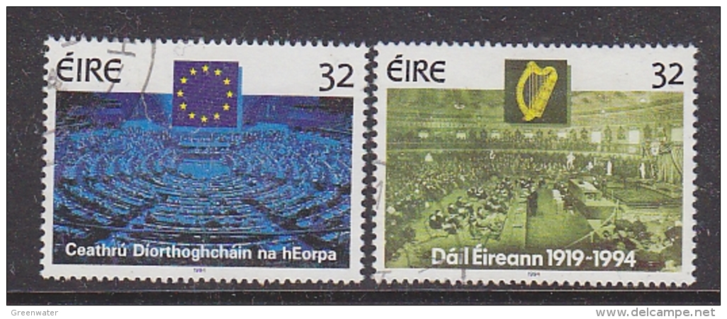 Ireland 1994 European & Irish Parlament 2v Used (29934) - Gebruikt