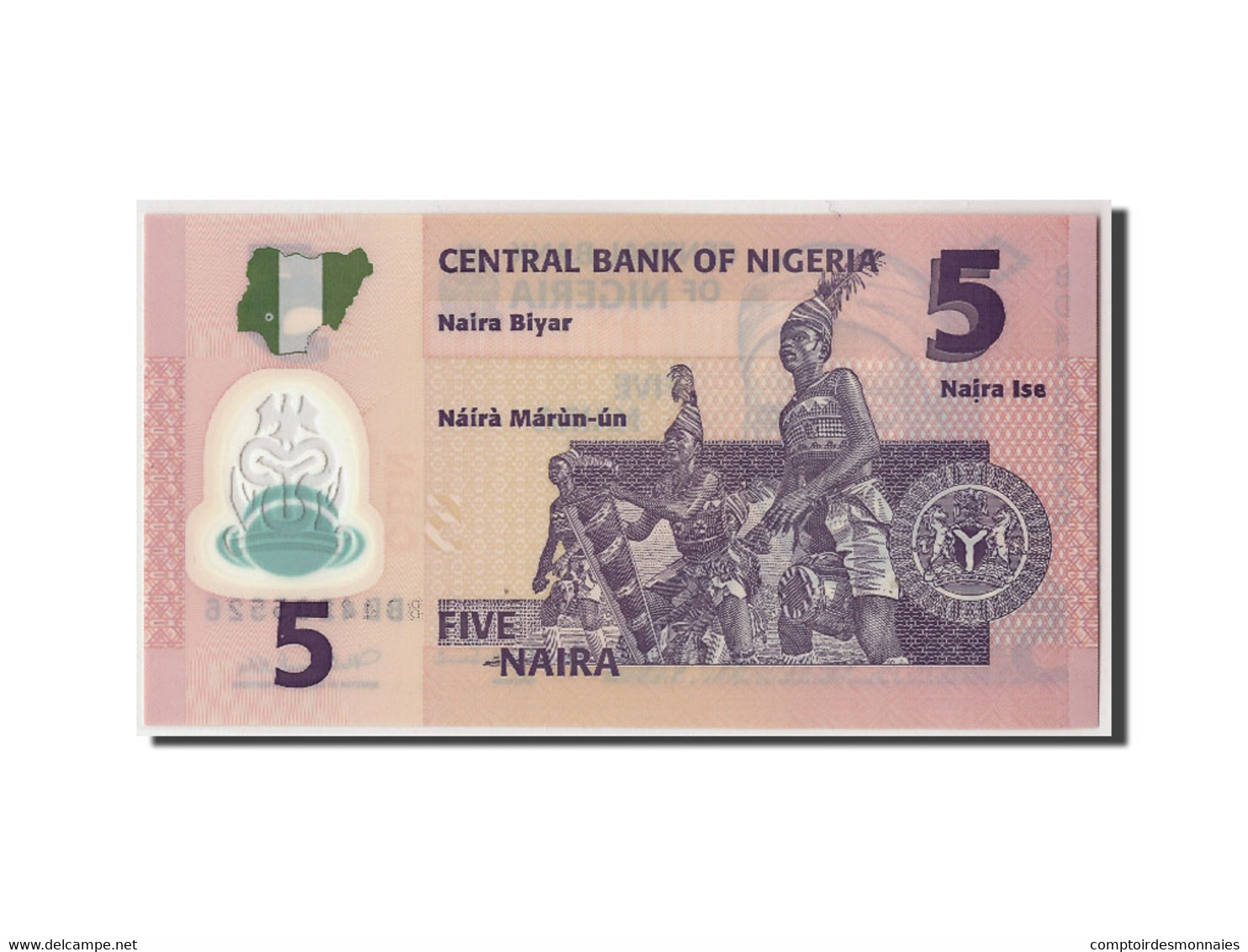 Billet, Nigéria, 5 Naira, 2011, Undated, NEUF - Nigeria