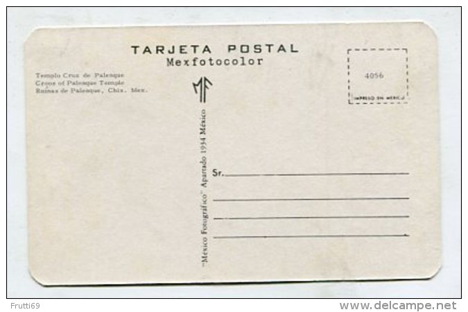 MEXICO - AK 270899 Chis. - Ruins Of Palenque - Mexique