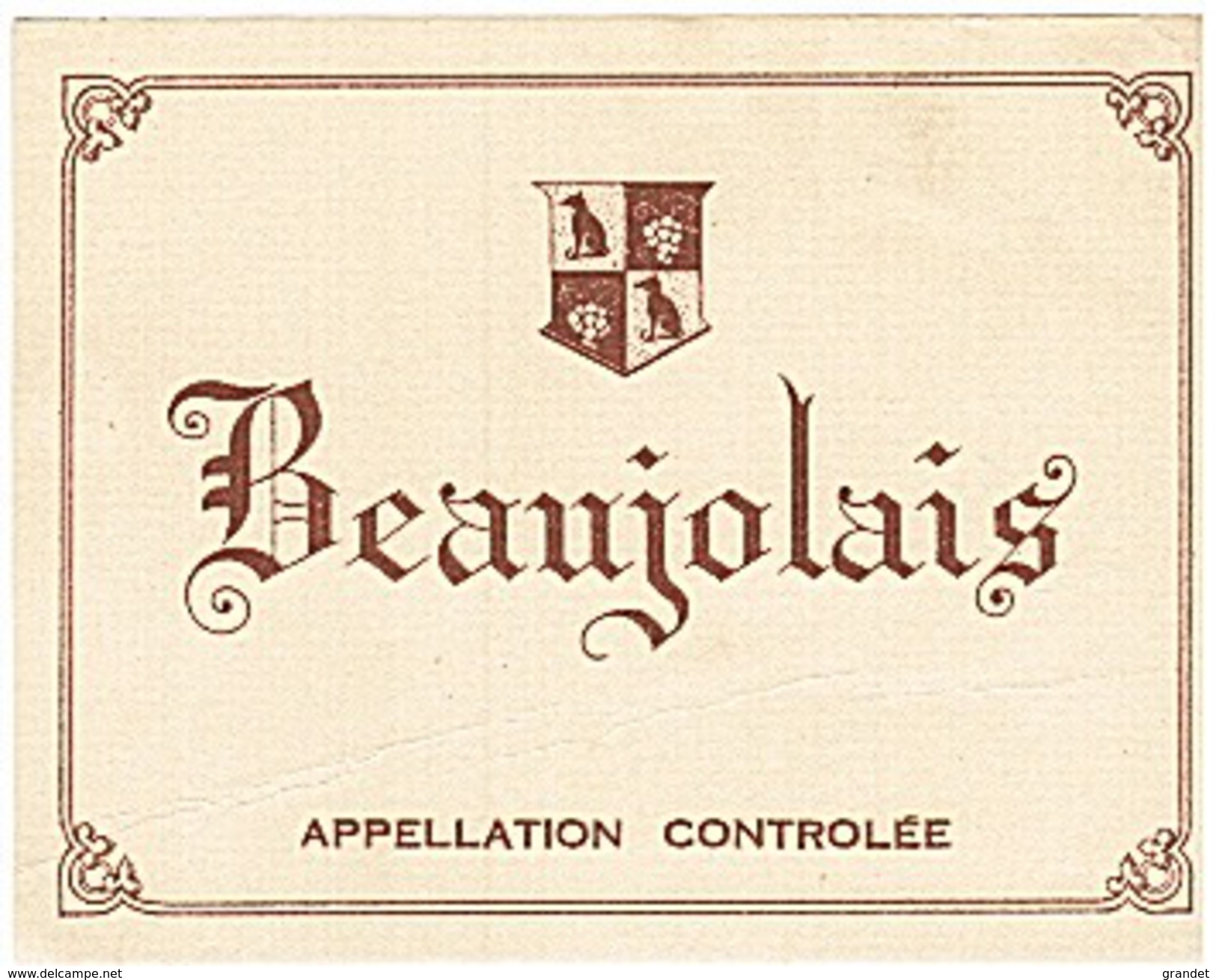 ETIQUETTE - BEAUJOLAIS - - Beaujolais