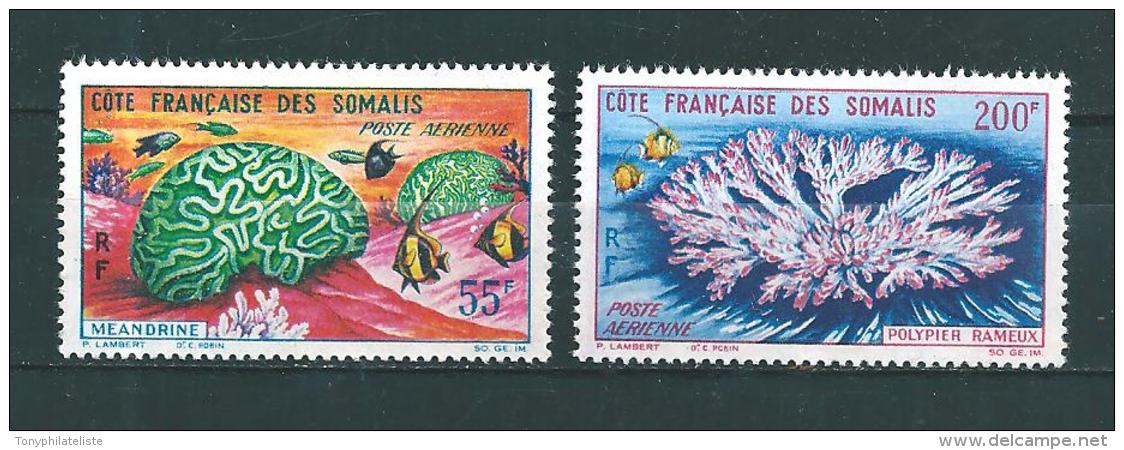 Timbres Des Cote De Somalis  PA  De 1963  N°35/36  Neufs ** - Unused Stamps