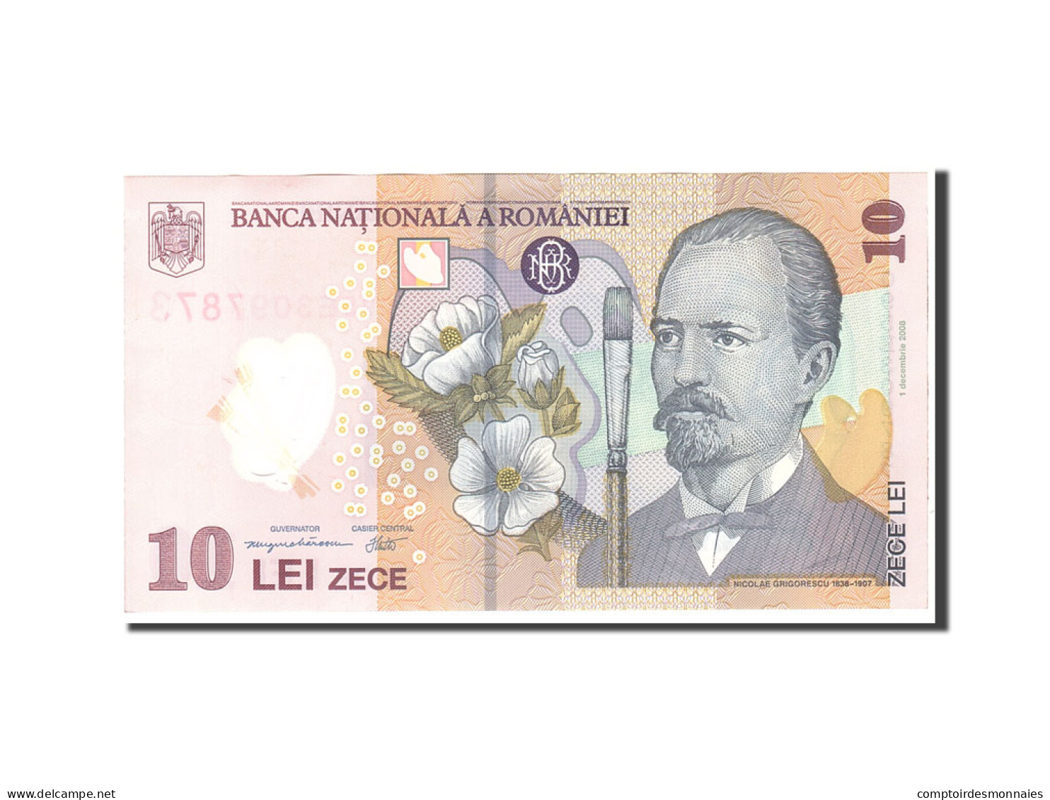 Billet, Roumanie, 10 Lei, 2008, 2008-12-01, KM:119b, NEUF - Romania