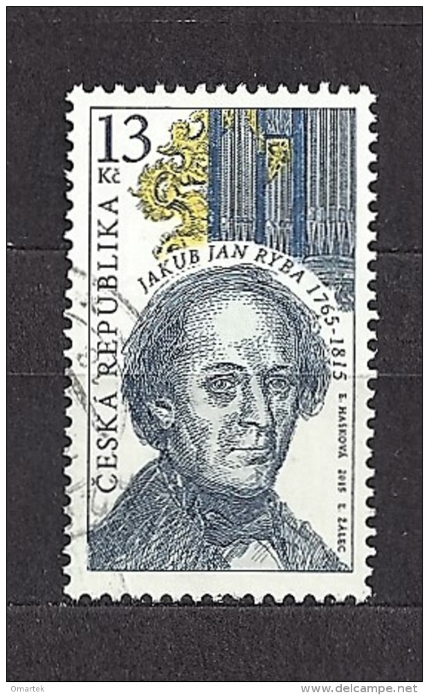 Czech Republic  Tschechische Republik  2015 ⊙ Mi 861 Jakub Jan Ryba. C.4 - Oblitérés