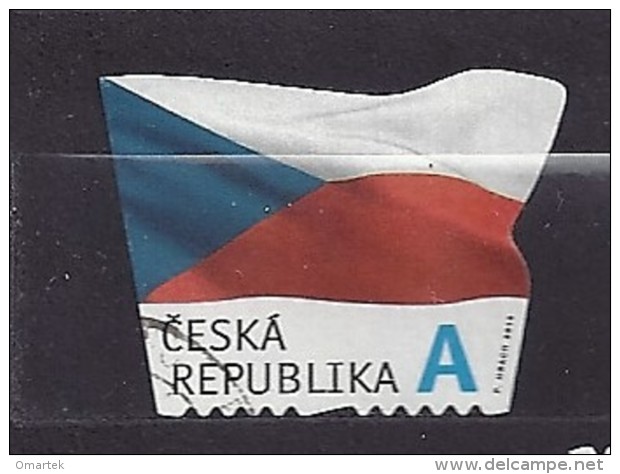 Czech Republic  Tschechische Republik  2015 ⊙ Mi 865 The Flag Of The Czech Republic. Die Flagge Der Tschechische C.1 - Gebraucht