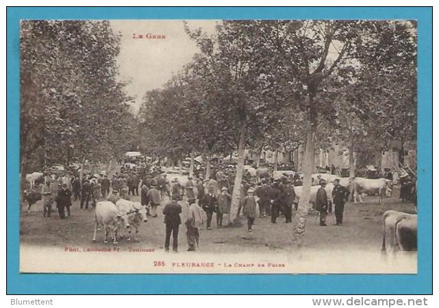 CPA 285 LABOUCHE - Marché Aux Bestiaux - Le Champ De Foire - Maquignon FLEURANCE 32 - Fleurance