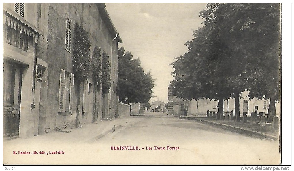 54     Blainville Sur L´eau  Le Pont Sur La Meurthe   CPA 1924 - Autres & Non Classés