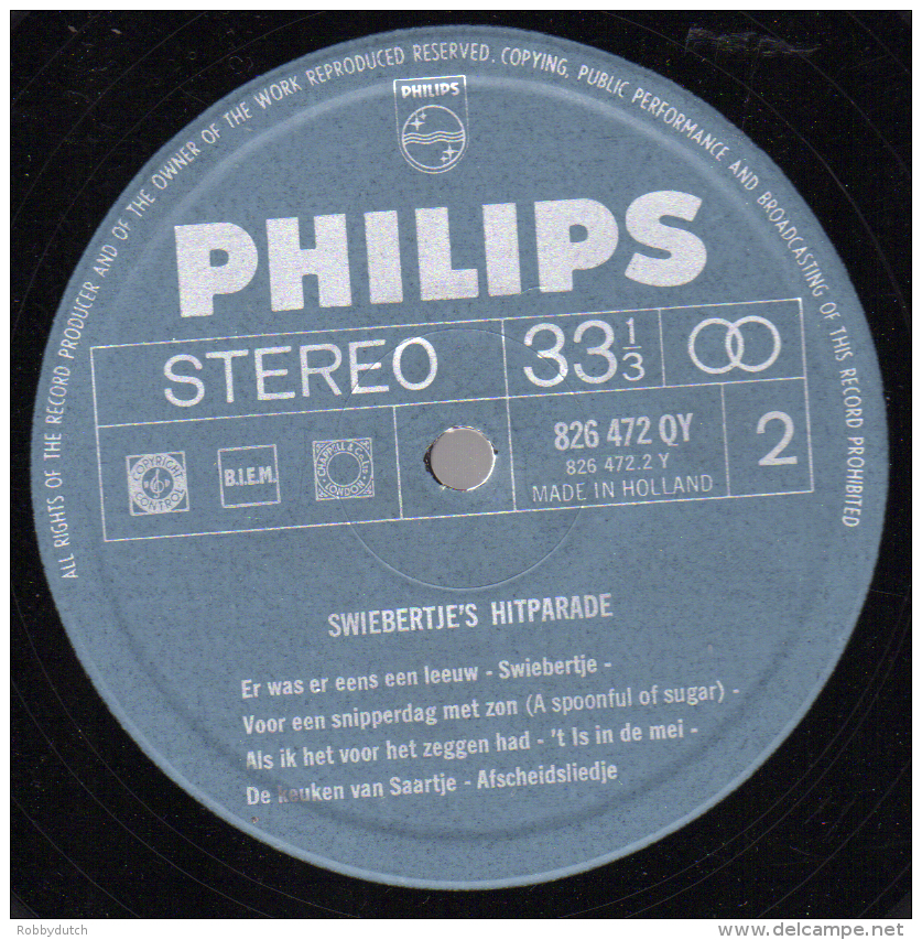 * LP *  Swiebertjes Hitparade (Holland 196?) - Kinderlieder