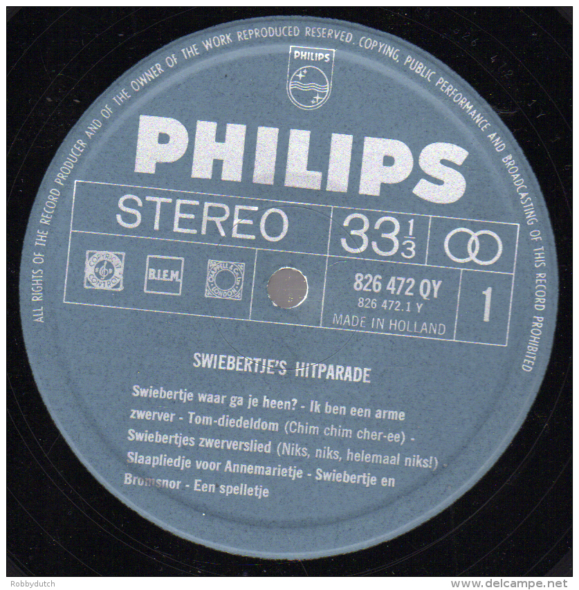 * LP *  Swiebertjes Hitparade (Holland 196?) - Children
