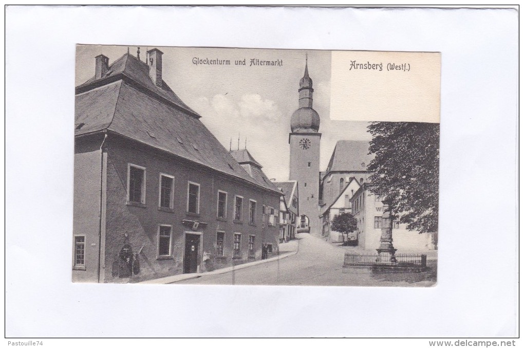 Glockenturm Und  Altermarkt            Arnsberg  ( Westf.) - Arnsberg