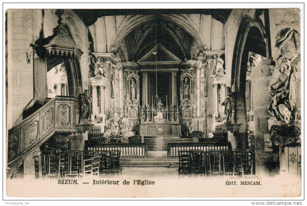 CPA Sizun, Intérieur De L'Eglise (pk30032) - Sizun