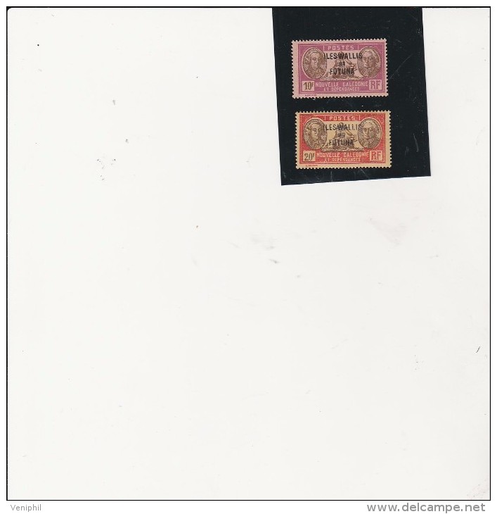 WALLIS ET FUTUNA - N° 64 ET 65 NEUF X - ANNEE 1930-38 - Unused Stamps