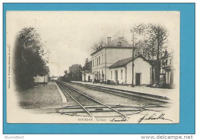 CPA - Chemin De Fer Arrivée Du Train En Gare DOURDAN 91 - Dourdan