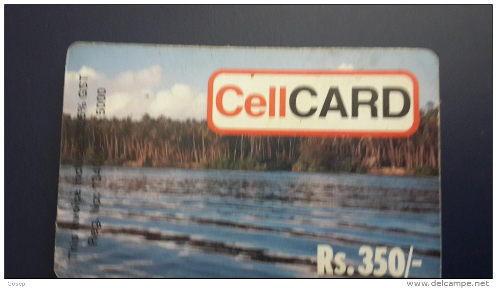 Sri Lanka-cell Card-(rs.350/-8990854457)-used Card+1card Prepiad Free - Sri Lanka (Ceilán)