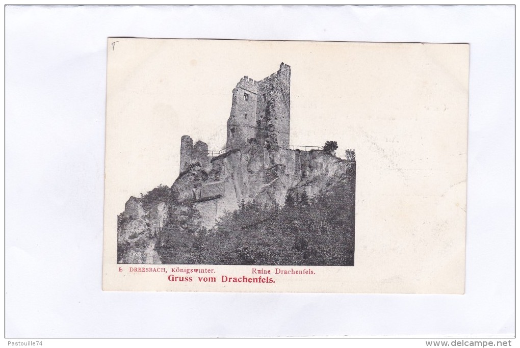 Gruss  Vom  Drachenfels. - Drachenfels