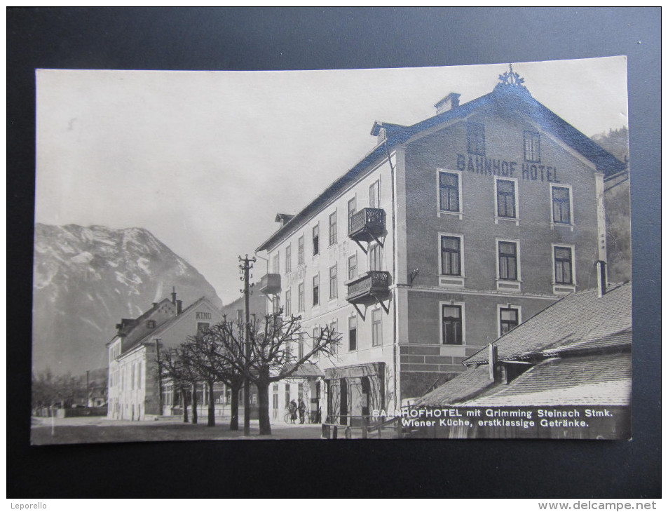 AK STAINACH IRDNING Bahnhofhotel 1935/// D*20455 - Stainach