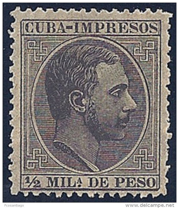 ESPAÑA/CUBA 1883/88 - Edifil #89 - MNH ** - Cuba (1874-1898)