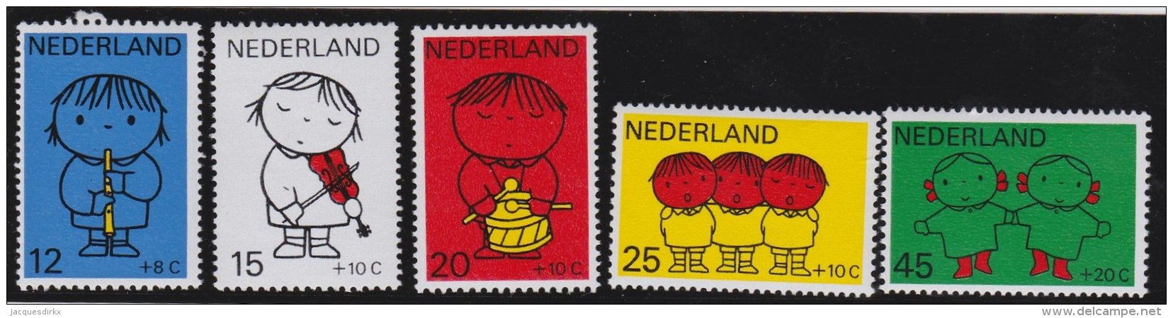 Nederland       NVPH    932/936           **                 Postfris  /  MNH - Ungebraucht