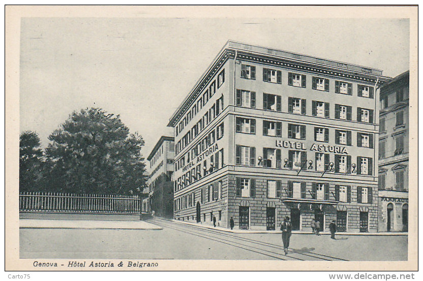 Italie - Genova - Hôtel Astoria Et Belgrano Et Isotta - Genova (Genoa)