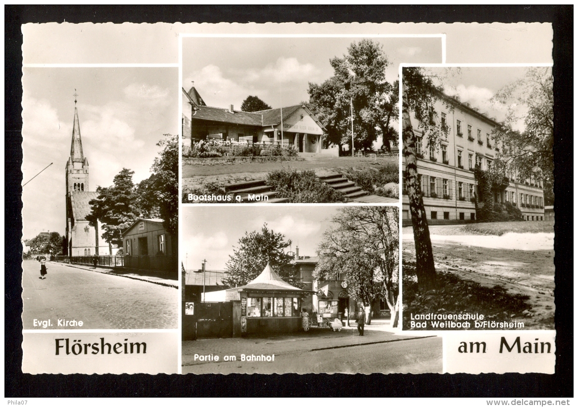 Florsheim Am Main - Bahnhofspavillon Gertrud Kleinwachter / Postcard Not Circulated - Flörsheim