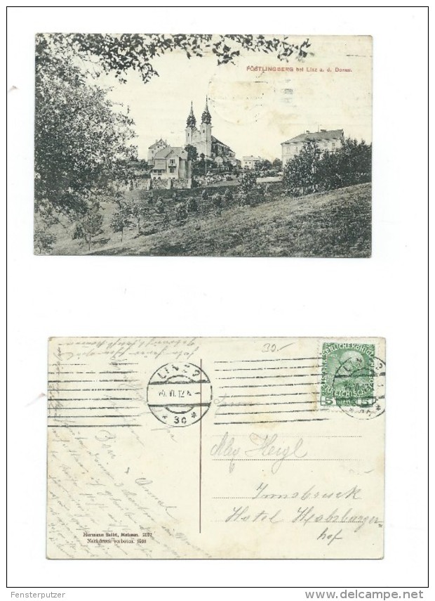 AK Pöstlingberg Bei Linz A. D. Donau. - 14.6.1912 - Echt Gelaufen - Linz Pöstlingberg